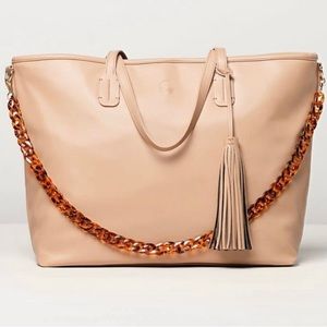 TushBaby Totebaby Sand/Nude Tote - Perfect Diaper Bag New With Tags (NWT)